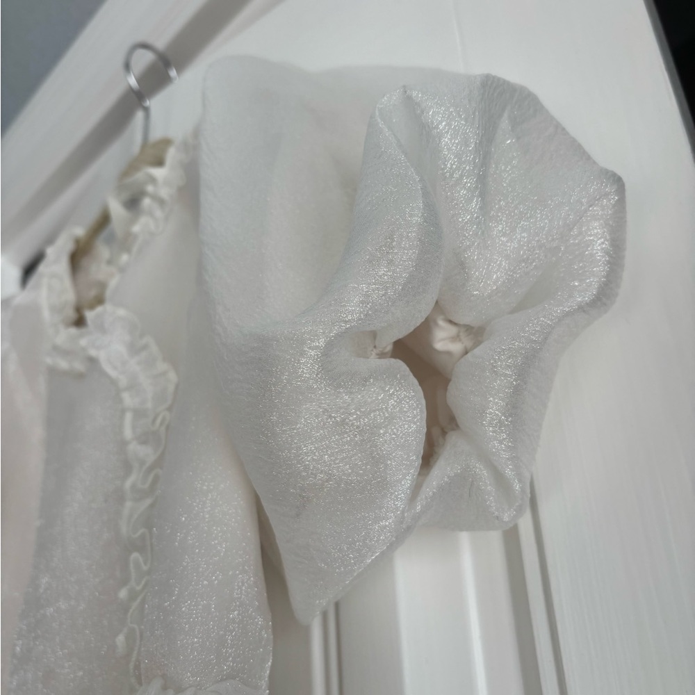 H&M White Ruffled Dress - Picture 4 of 5